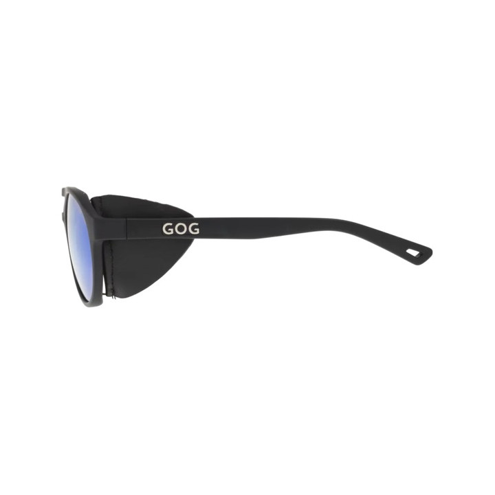 Sunglasses GOG Eyewear Outdoor Manga matt black - Polarized reflex white-blue lens