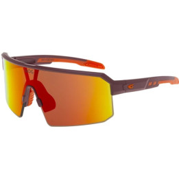 Sunglasses GOG Bike/Run Nanna burgundy/orange - polycarbonate reflex black-red