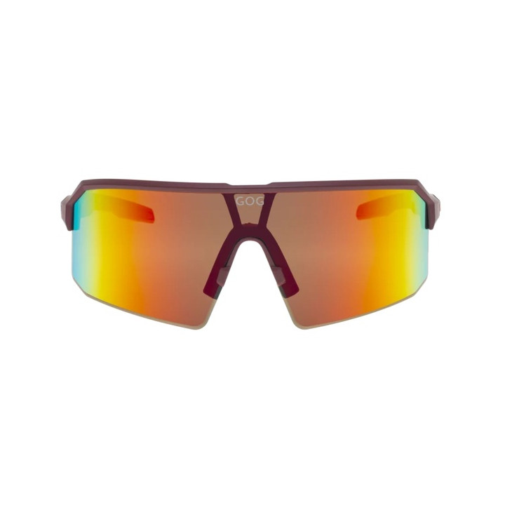 Sunglasses GOG Bike/Run Nanna burgundy/orange - polycarbonate reflex black-red