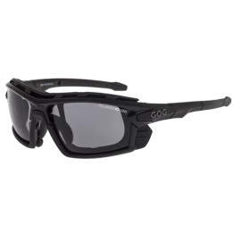 Sunglasses GOG Outdoor Glaze black - Polarized smoke lens