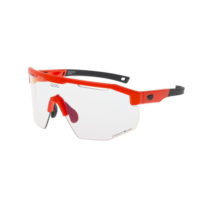 Sunglasses GOG Bike/Run Argo C matt neon orange/black - Photochromic reflex red lens