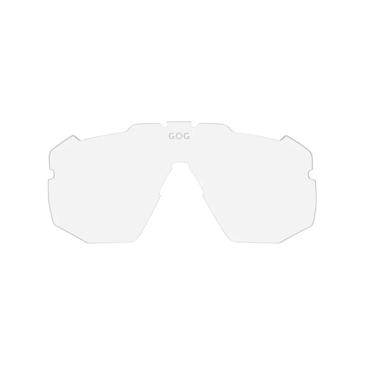 Sunglasses GOG Bike/Run Argo matt neon pink / black - Polycarbonate reflex white-blue lens