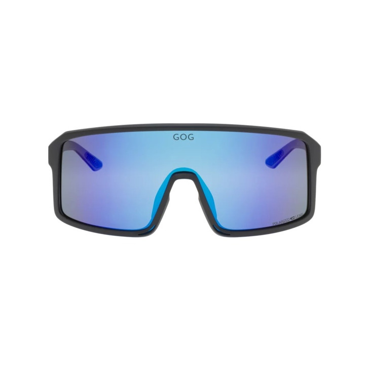 Sunglasses GOG Bike/Run Ragnarok matt black/blue - Polarized reflex blue lens