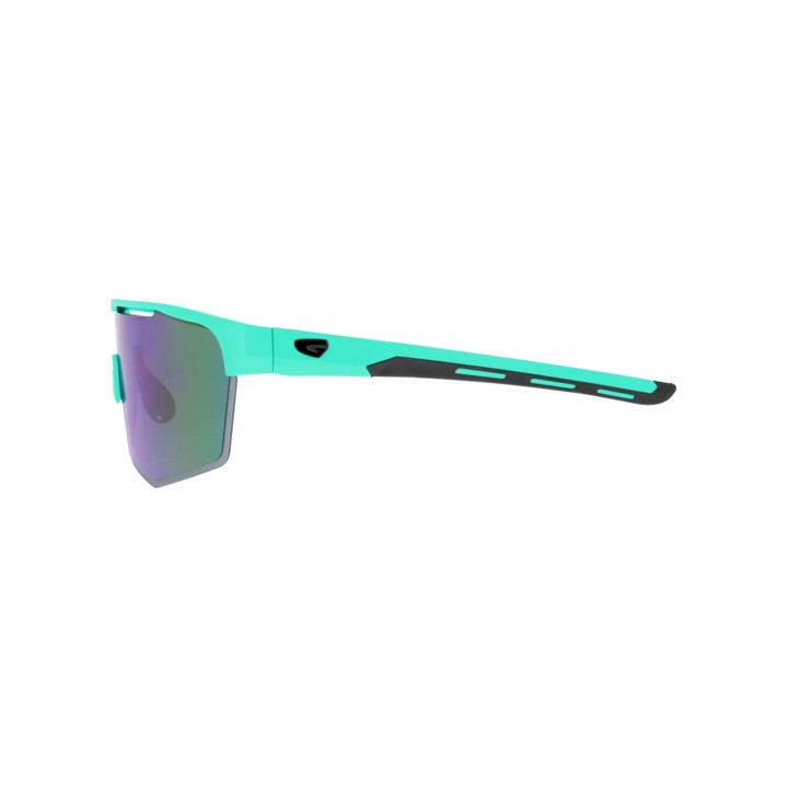 Sunglasses GOG Bike/Run Athena matt turquoise / black - Polycarbonate reflex white-blue lens