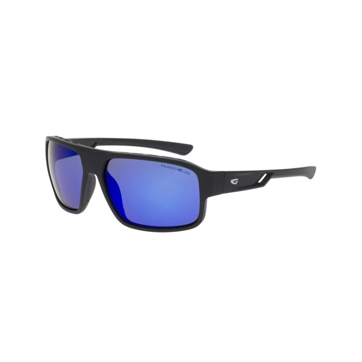 Sunglasses GOG Outdoor Sahil matt black - Polarized reflex blue lens