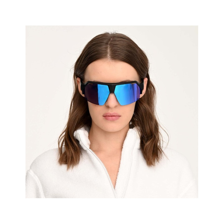 Sunglasses GOG Bike/Run Ubbe black - polycarbonate reflex blue