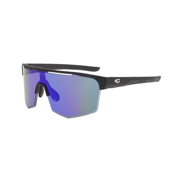 Sunglasses GOG Bike/Run Athena black - polycarbonate reflex white-blue