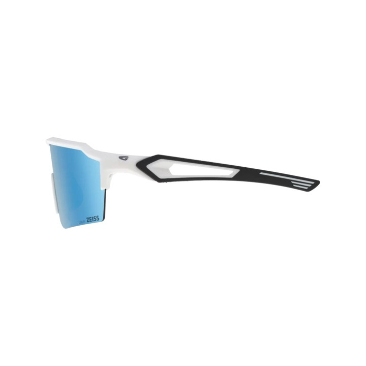 Sunglasses GOG Bike/Run Valhalla matt white/black - Polycarbonate reflex sky-blue lens
