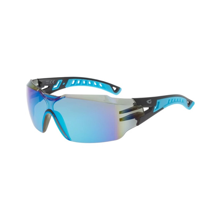 Sunglasses GOG Bike/Run Egil blue/matt black - polycarbonate reflex white-blue