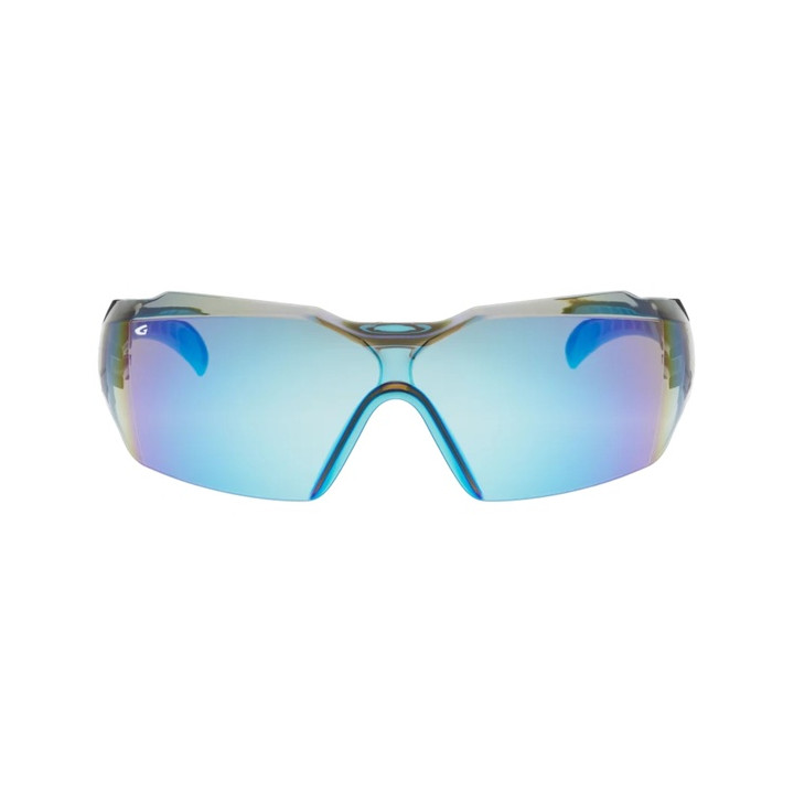 Sunglasses GOG Bike/Run Egil blue/matt black - polycarbonate reflex white-blue