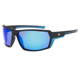 Sunglasses GOG Outdoor Mistral matt black / blue - Polarized reflex white-blue lens