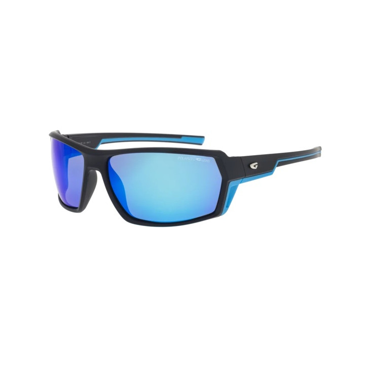 Sunglasses GOG Outdoor Mistral matt black / blue - Polarized reflex white-blue lens
