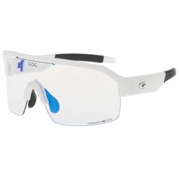 Sunglasses GOG Bike/Run Thor C matt white/black - Photochromic reflex blue lens