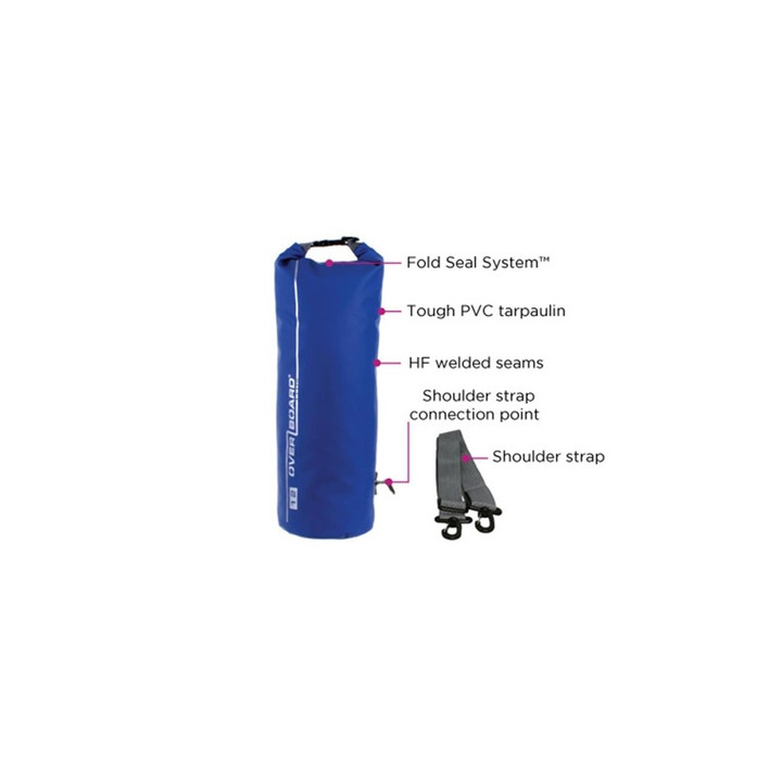 Dry Bag OverBoard Dry Tube Bag 12 L Blue