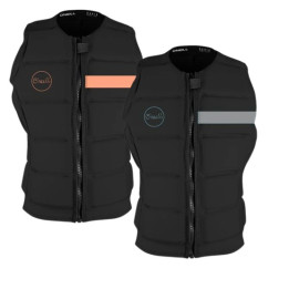 Womens impact vest O'Neill Bahia Comp Black - reversible