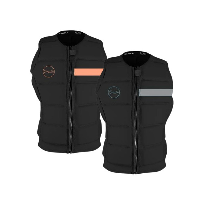 Womens impact vest O'Neill Bahia Comp Black - reversible