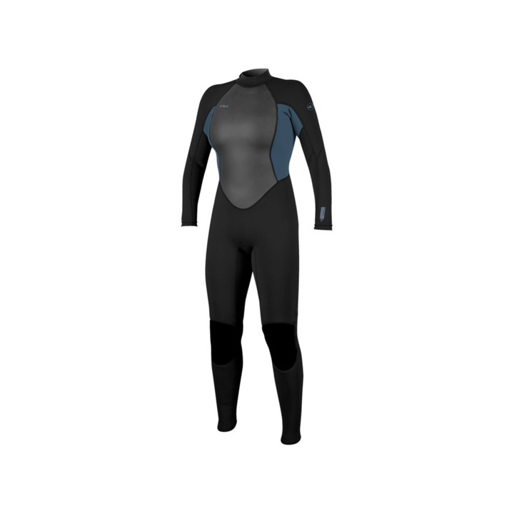 Womens wetsuit O'Neill Reactor 2 3/2 Back Zip Full Black/Copen Blue