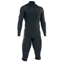 Mens wetsuit ION Seek Core 4/3 Overknee LS Front Zip Black