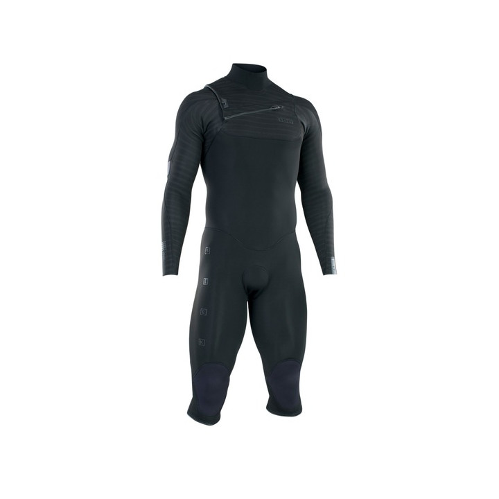Mens wetsuit ION Seek Core 4/3 Overknee LS Front Zip Black