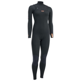 Womens wetsuit ION Element 3/2 Front Zip Black