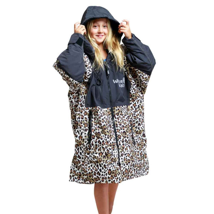 Kids' Hard Shell Changing Robe | Waterproof & Warm | SurfSplit