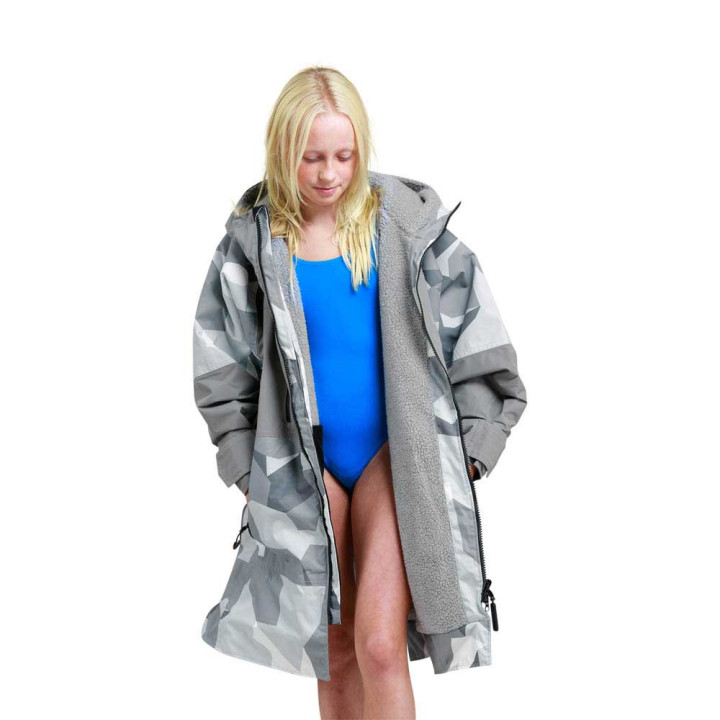 Kids' Hard Shell Changing Robe | Waterproof & Warm | SurfSplit