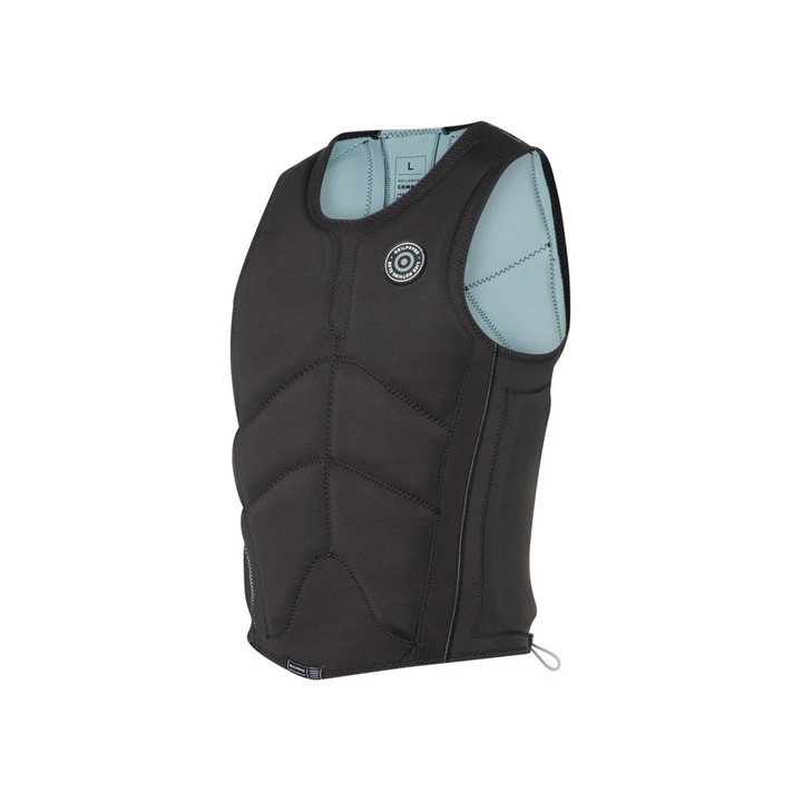 Mens impact vest NeilPryde Combat Side Zip Black/Light Grey-Blue