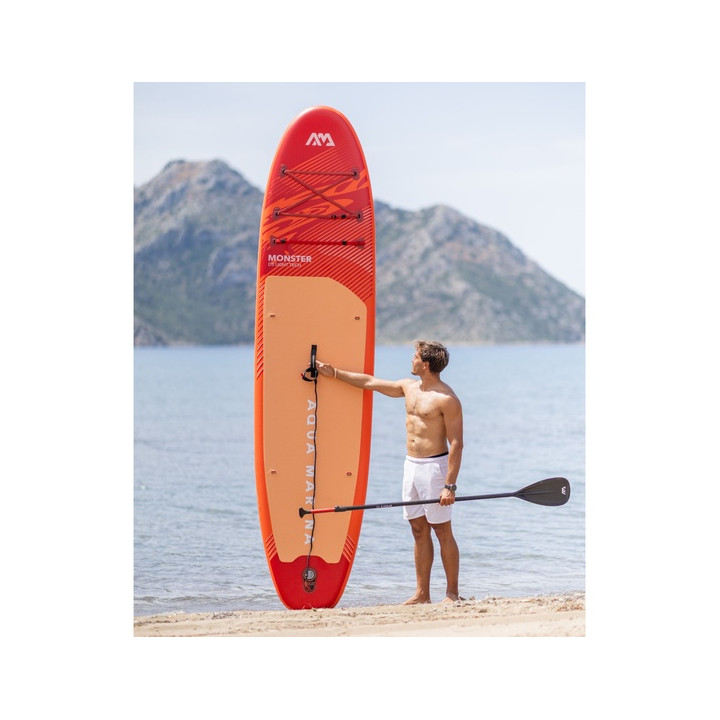 Inflatable SUP board Aqua Marina Monster 12'0 with paddle