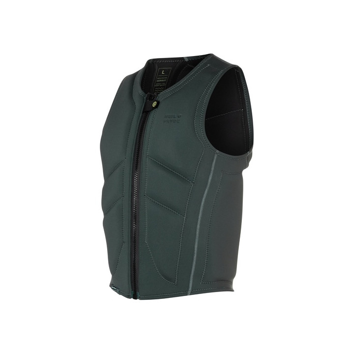 Mens impact vest NeilPryde Combat Eco Foil Impact FZ black/olive