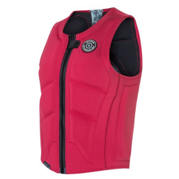 Womens impact vest NeilPryde Storm Front Zip Raspberry/Palm