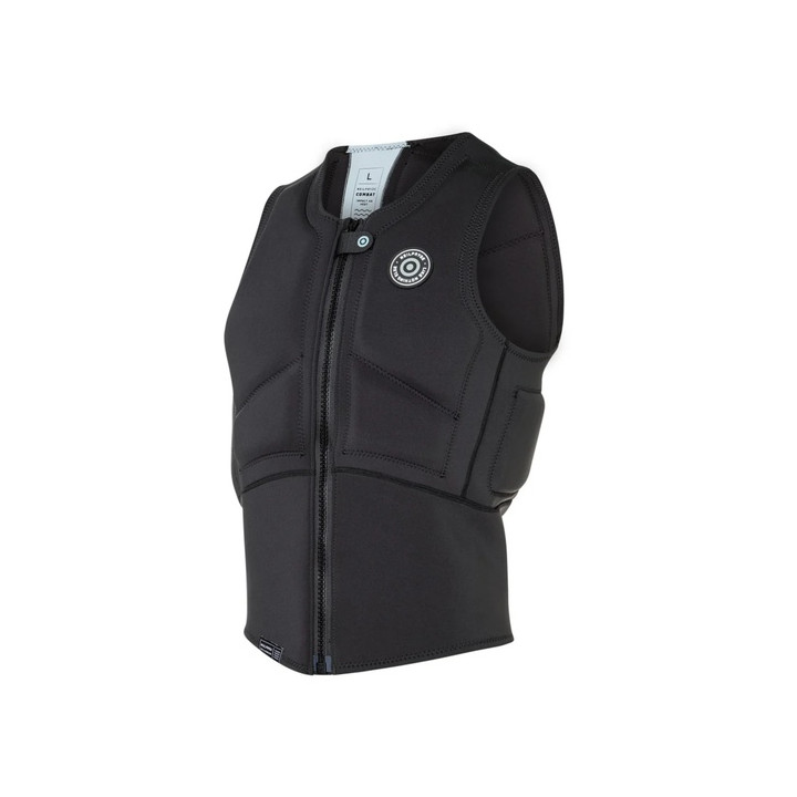 Mens impact vest NeilPryde Combat HS Front Zip Black/Light Grey-Blue