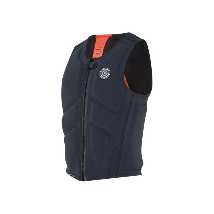 Mens impact vest NeilPryde Combat Foil Impact FZ Black Waffle/Orange