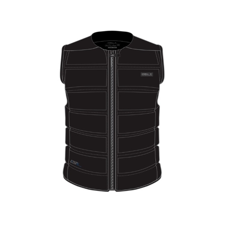 Mens impact vest O'Neill Outlaw Comp Black