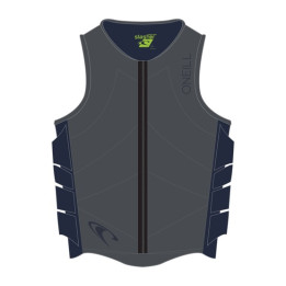 Mens impact vest O'Neill Slasher Comp B Graphite/Abbys