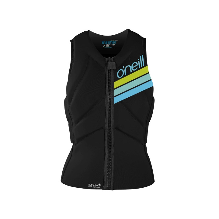 Womens impact vest O'Neill Slasher Kite Black
