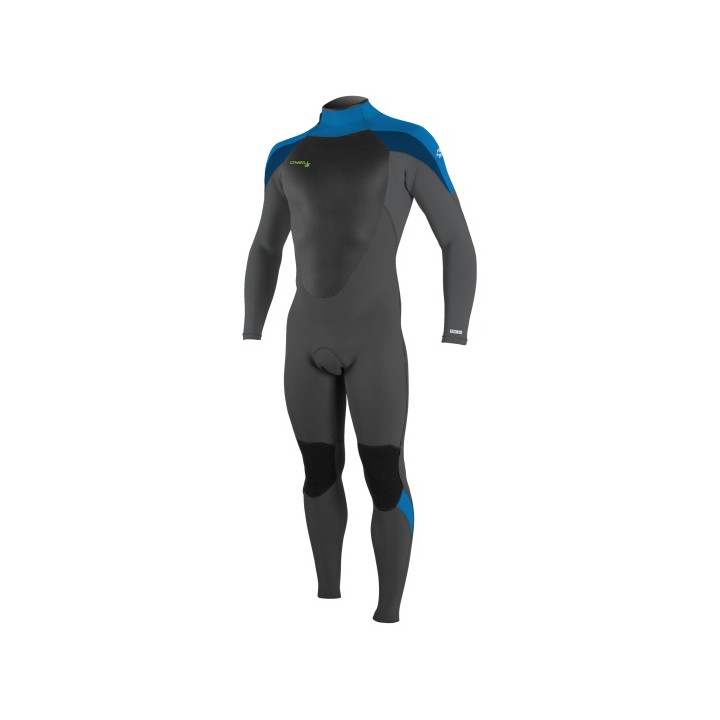 Youth wetsuit O'Neill Epic 5/4 Back Zip Full Black/Graphite.Baliblue/Deepsea