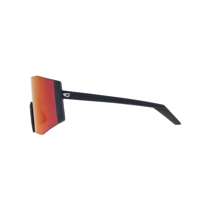 Sunglasses GOG Bike/Run Baldur matt navy blue/black - Polycarbonate HDX reflex black-red lens