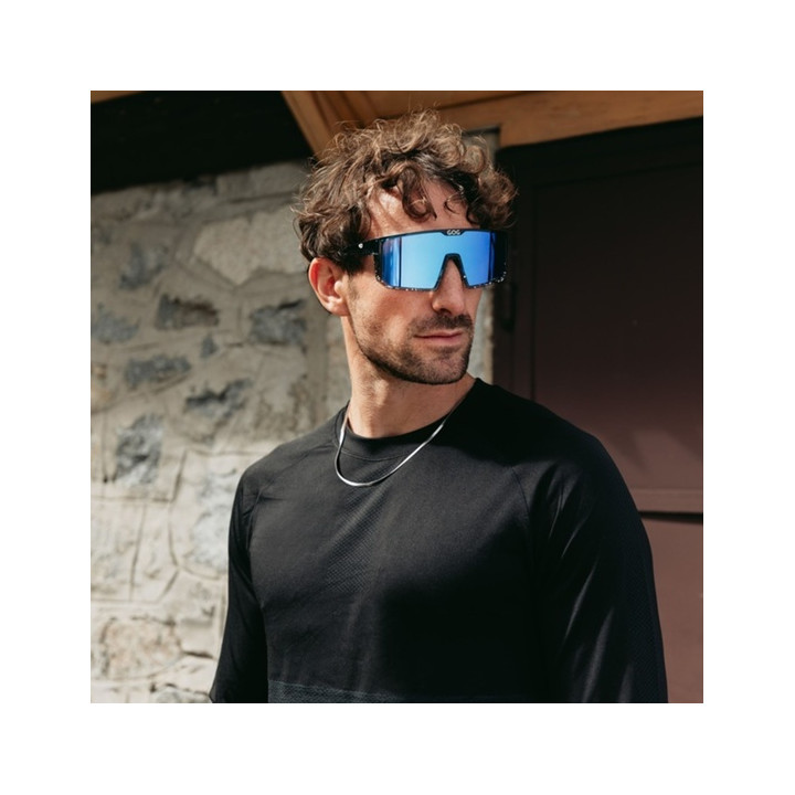 Sunglasses GOG Bike/Run Maat blue - polarized reflex blue