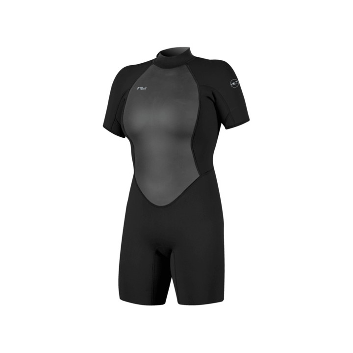 Womens wetsuit O'Neill Reactor 2 2mm Back Zip S/S Spring Black