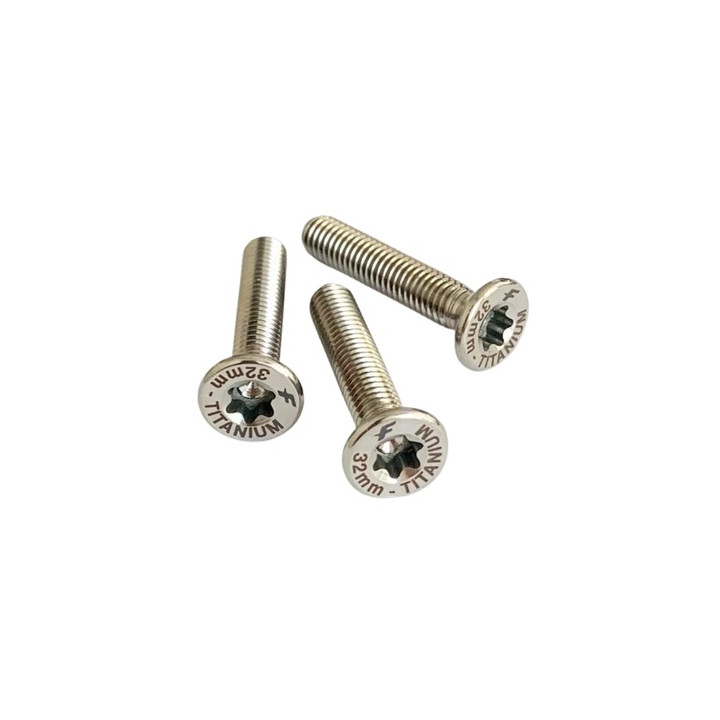 F-ONE Foil Screws set M6 - 32mm tapered head T30 torx x3