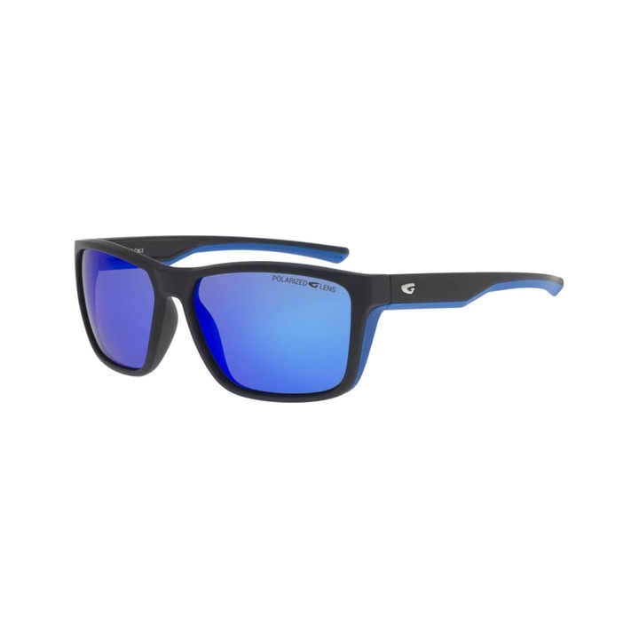 Sunglasses GOG Outdoor Levante black/blue - polarized reflex blue