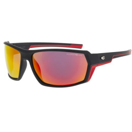 Sunglasses GOG Eyewear Outdoor Mistral matt black / red - Polarized reflex red lens