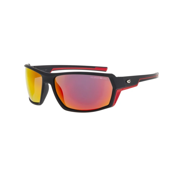 Sunglasses GOG Eyewear Outdoor Mistral matt black / red - Polarized reflex red lens