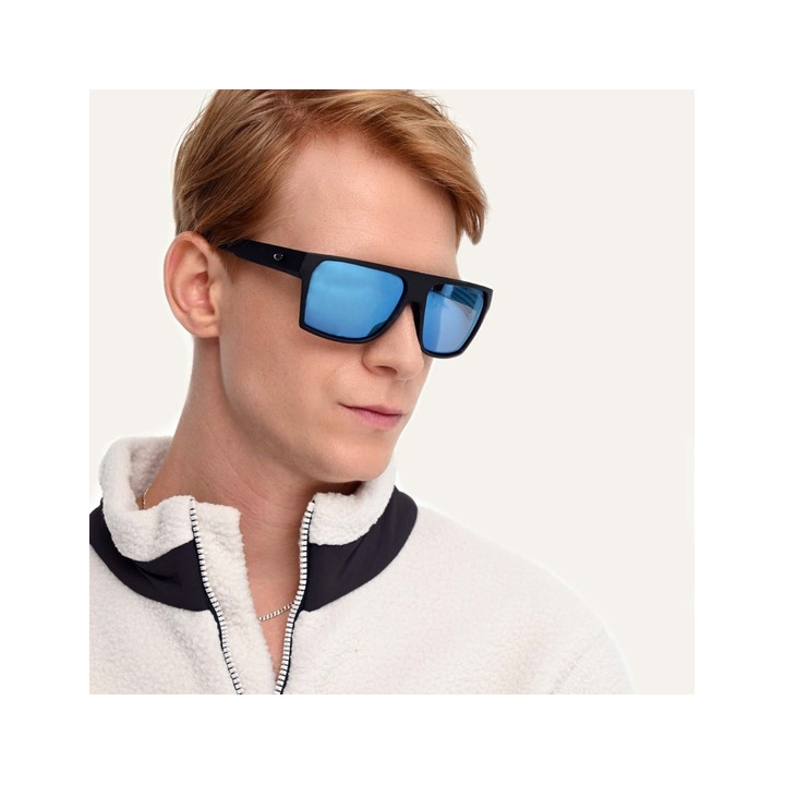 Sunglasses GOG Outdoor Nazca black - polarized reflex white-blue