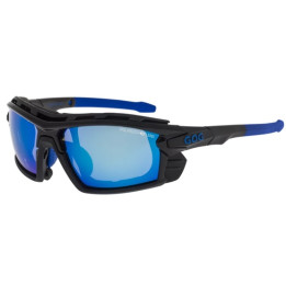 Sunglasses GOG Eyewear Outdoor Glaze black / blue - Polarized reflex white-blue lens