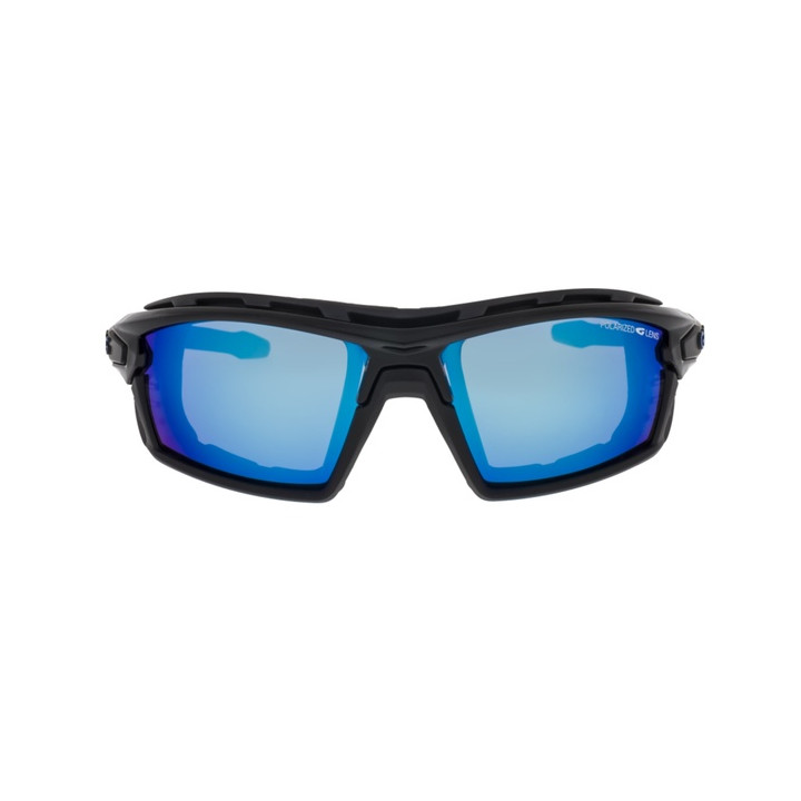 Sunglasses GOG Eyewear Outdoor Glaze black / blue - Polarized reflex white-blue lens