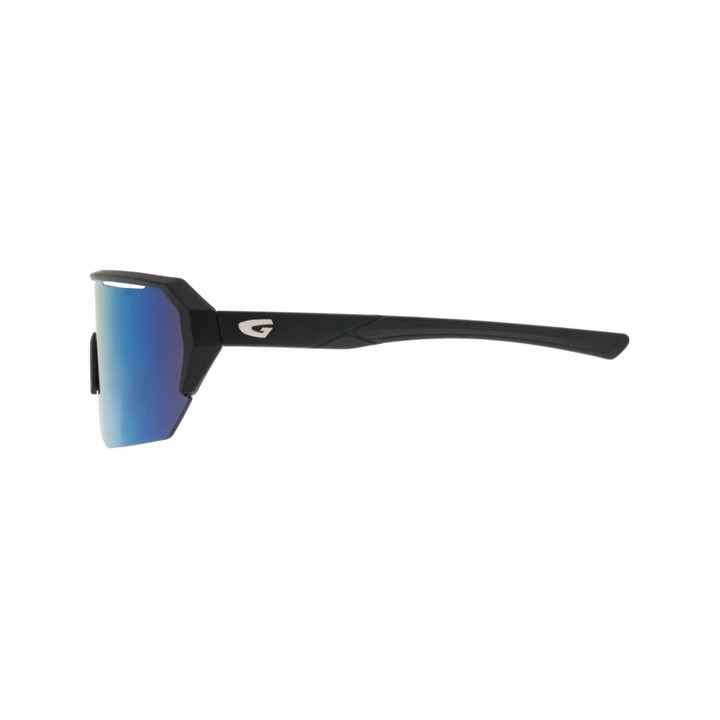 Sunglasses GOG Bike/Run Bragi matt black - Polycarbonate reflex white-blue lens