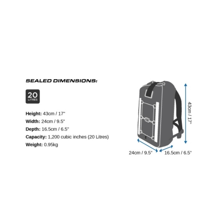 Waterproof Backpack OverBoard Pro-Vis 20 L