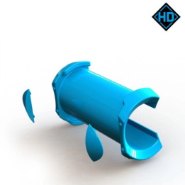 HD Modular Boom Head Carbon Shim + 2 Bumpers Unifiber
