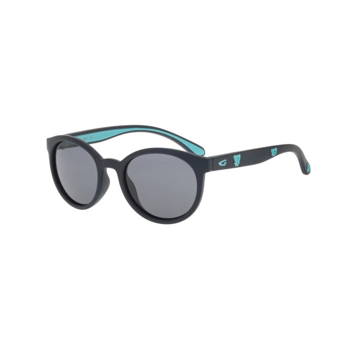 Sunglasses GOG Kids/Junior Margo matt navy blue / blue - Polarized smoke lens